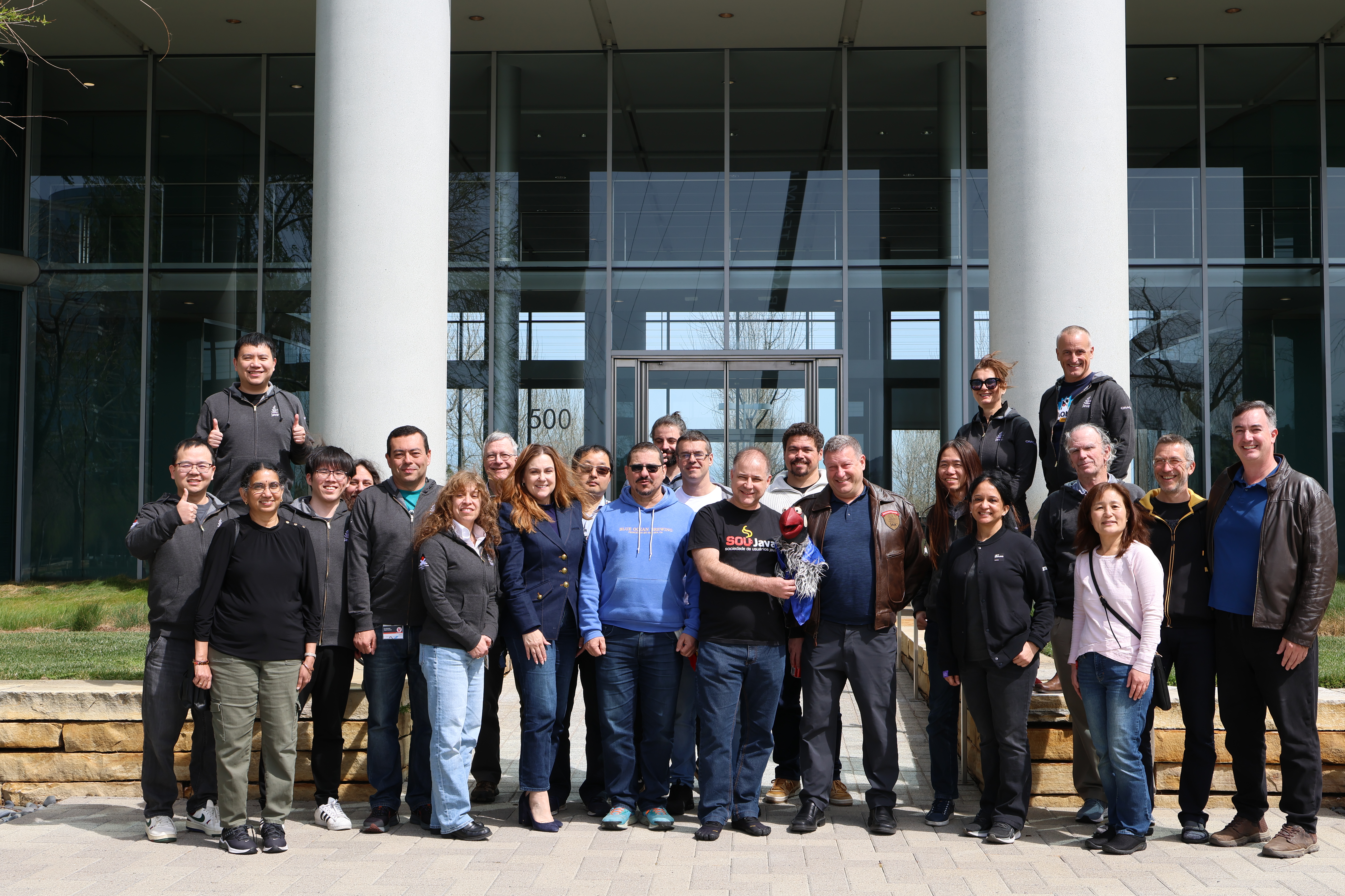 JCP Executive Committee members at a meeting table