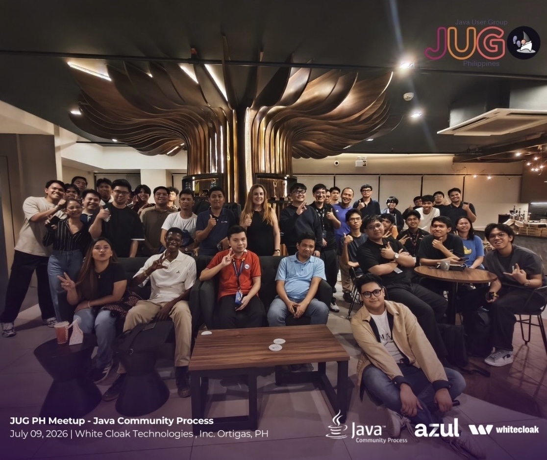Members of Java User Group Philippines at a community event