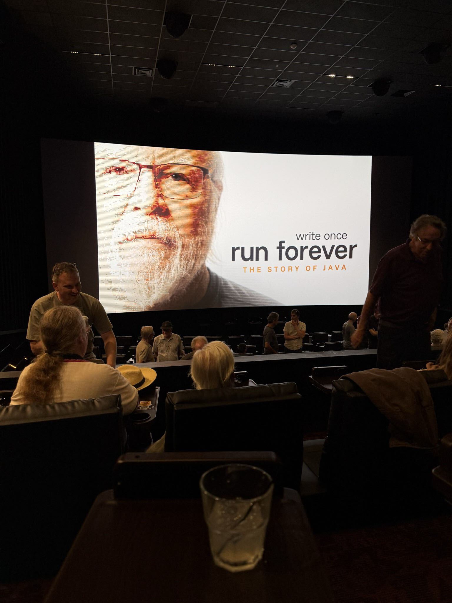 Audience at the premiere of Run Forever: The Story of Java